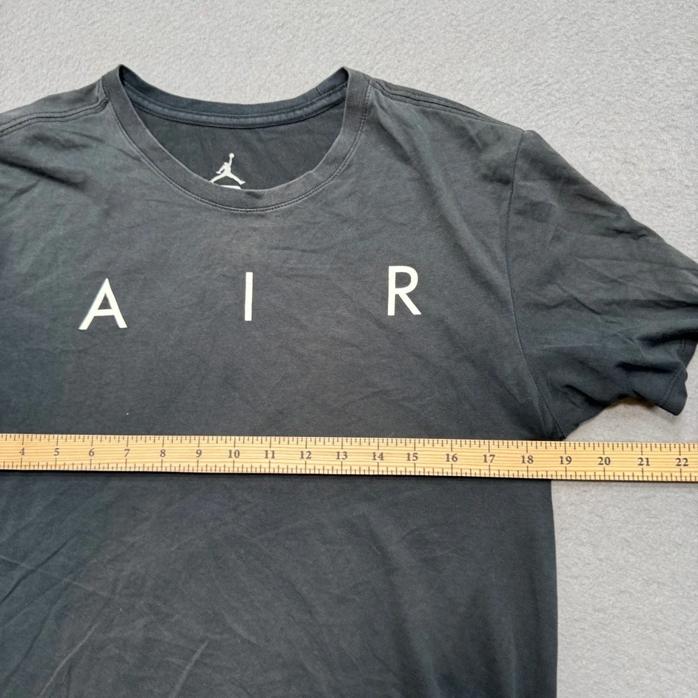 Air Jordan T-Shirt Men's Medium Black Dri-FIT Jumpman Basketball Athletic Sporty - Picture 3 of 5